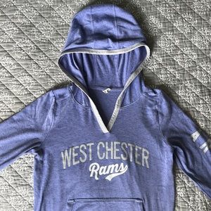 Girls lightweight West Chester University Under Armour hoodie.